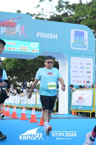 Race photo from KBP City Run 2024