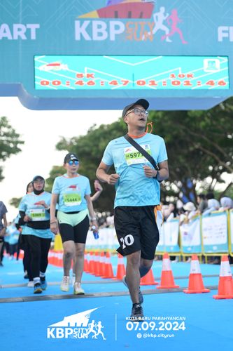 Race photo from KBP City Run 2024