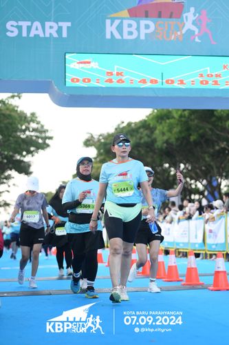 Race photo from KBP City Run 2024