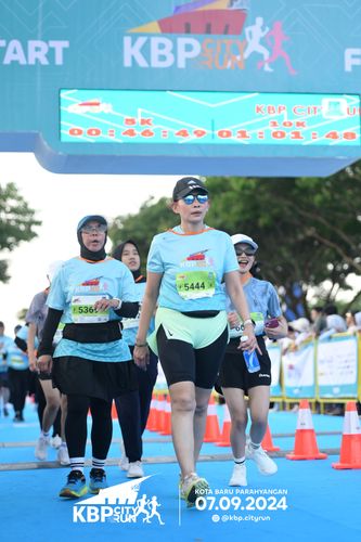 Race photo from KBP City Run 2024