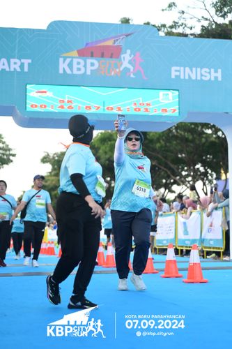 Race photo from KBP City Run 2024
