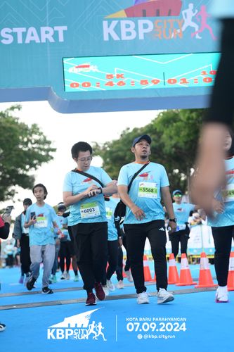 Race photo from KBP City Run 2024