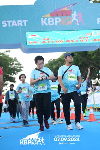 Race photo from KBP City Run 2024