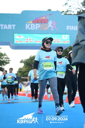 Race photo from KBP City Run 2024