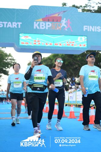 Race photo from KBP City Run 2024