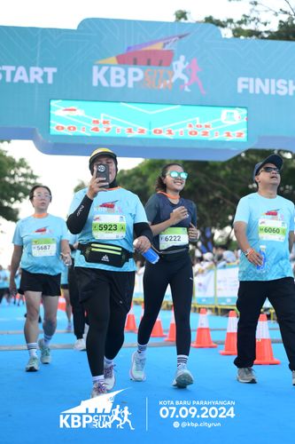 Race photo from KBP City Run 2024