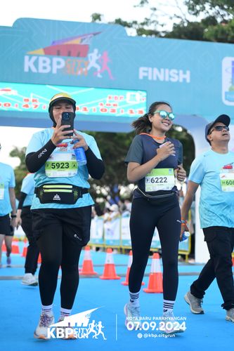 Race photo from KBP City Run 2024