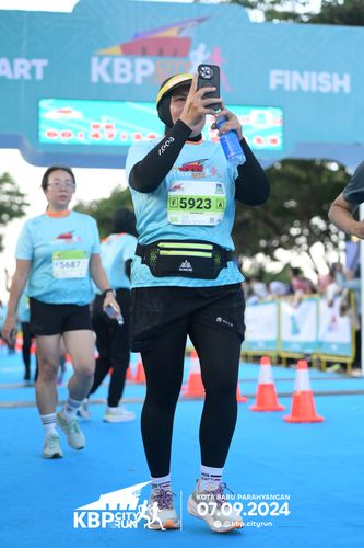 Race photo from KBP City Run 2024