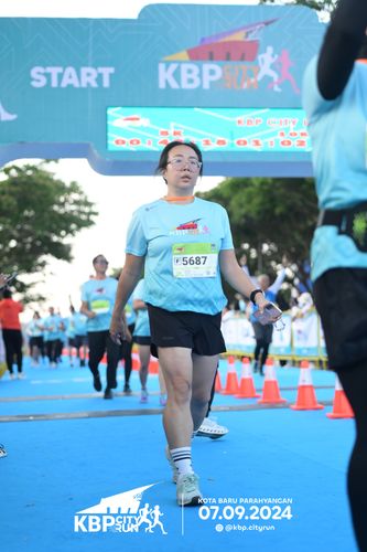 Race photo from KBP City Run 2024