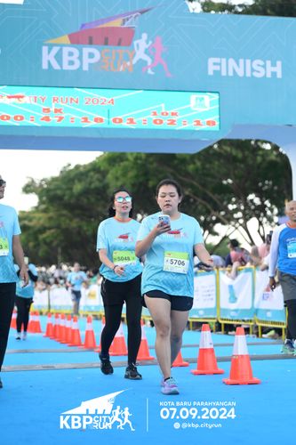 Race photo from KBP City Run 2024