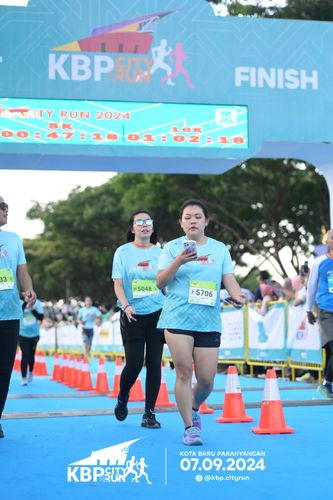Race photo from KBP City Run 2024
