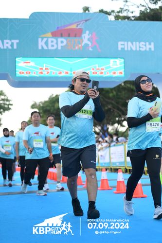 Race photo from KBP City Run 2024