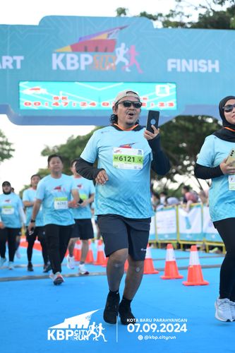 Race photo from KBP City Run 2024