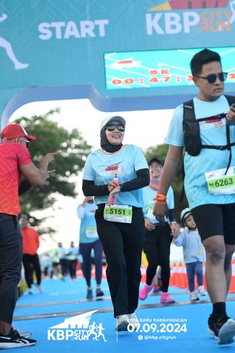 Race photo from KBP City Run 2024