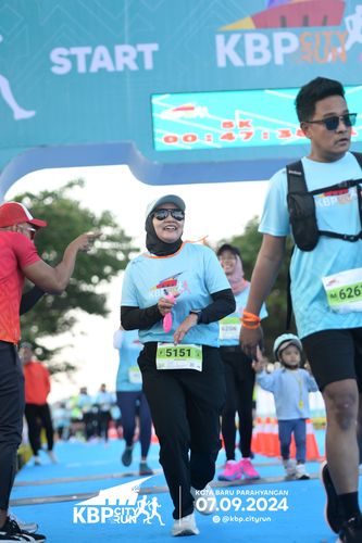 Race photo from KBP City Run 2024