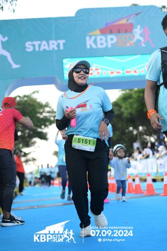 Race photo from KBP City Run 2024
