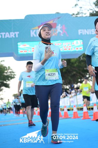 Race photo from KBP City Run 2024