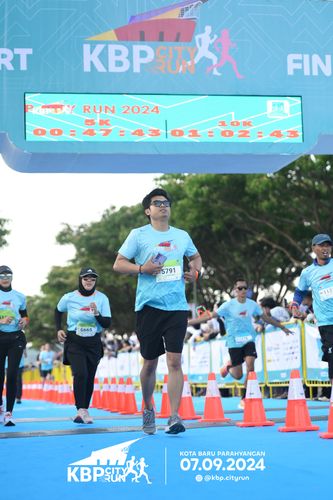 Race photo from KBP City Run 2024