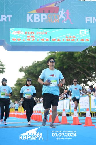Race photo from KBP City Run 2024