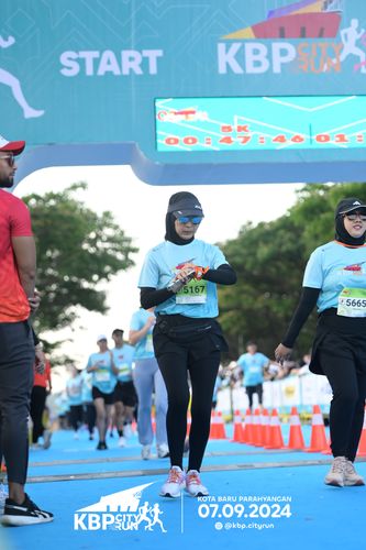Race photo from KBP City Run 2024