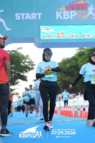 Race photo from KBP City Run 2024