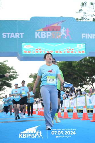 Race photo from KBP City Run 2024
