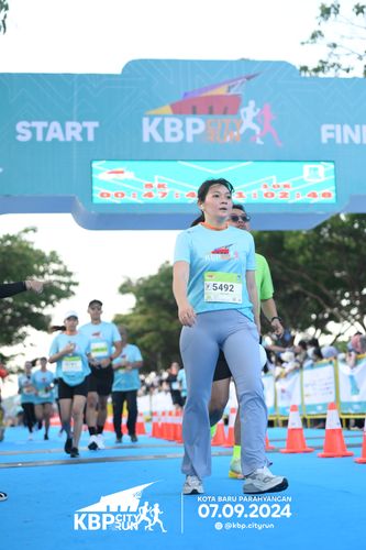 Race photo from KBP City Run 2024