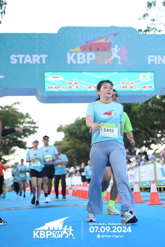 Race photo from KBP City Run 2024