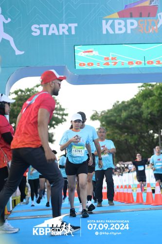 Race photo from KBP City Run 2024