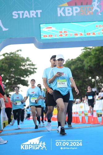 Race photo from KBP City Run 2024