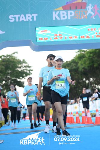 Race photo from KBP City Run 2024