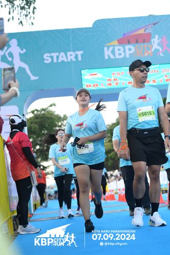 Race photo from KBP City Run 2024