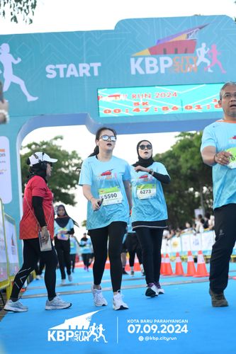 Race photo from KBP City Run 2024