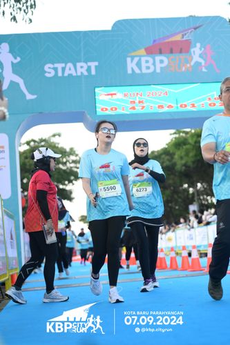 Race photo from KBP City Run 2024