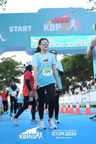 Race photo from KBP City Run 2024