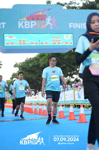 Race photo from KBP City Run 2024