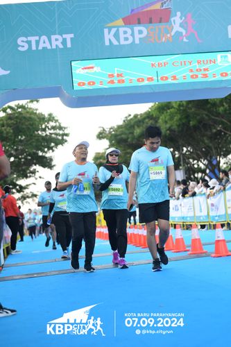 Race photo from KBP City Run 2024