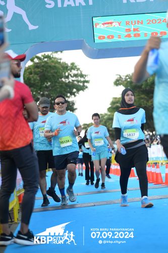 Race photo from KBP City Run 2024