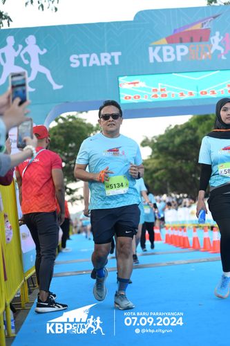 Race photo from KBP City Run 2024