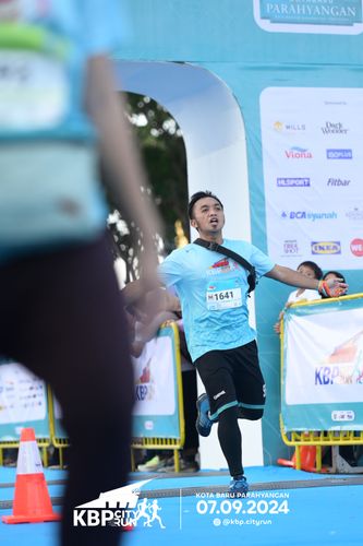 Race photo from KBP City Run 2024