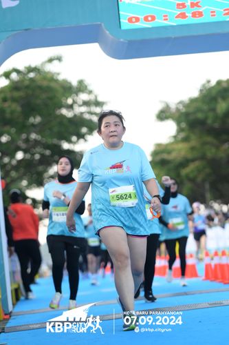 Race photo from KBP City Run 2024