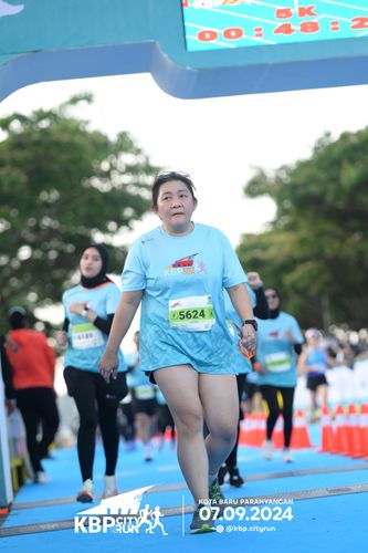 Race photo from KBP City Run 2024