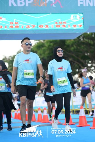 Race photo from KBP City Run 2024