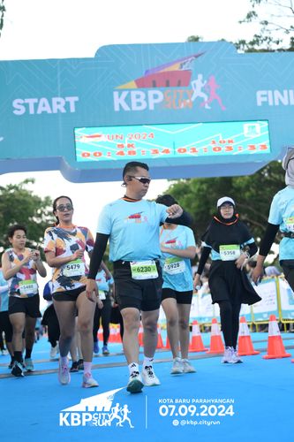 Race photo from KBP City Run 2024