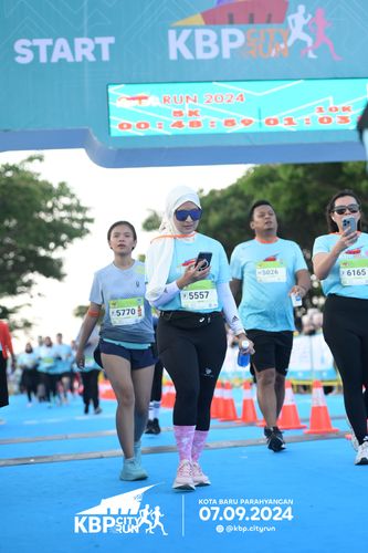 Race photo from KBP City Run 2024