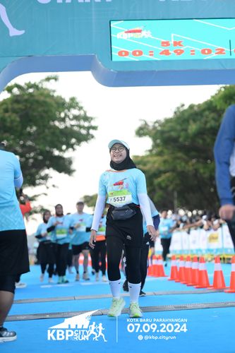 Race photo from KBP City Run 2024