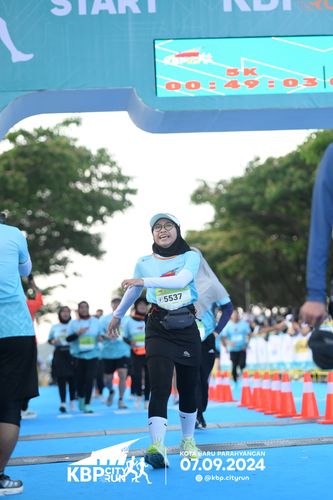 Race photo from KBP City Run 2024