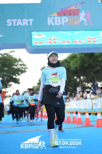 Race photo from KBP City Run 2024