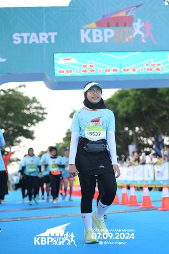 Race photo from KBP City Run 2024