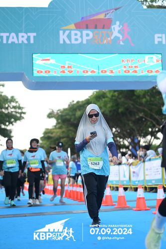 Race photo from KBP City Run 2024